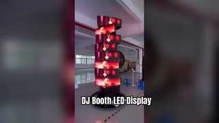 Colonna quadrata rotante # Parete LED cinetica # Display LED meccanico # Schermo LED AVOE LED Art