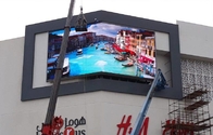 SMD3535 P8 Outdoor LED Advertising Screen 7000nit/Sqm For Road