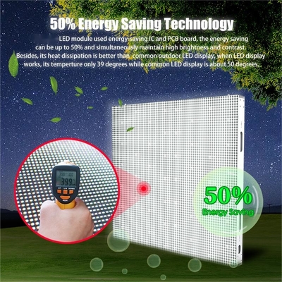 P5.7 Ritmo di aggiornamento dello schermo LED esterno fisso 3840Hz 8000cd/M2 Luminosità