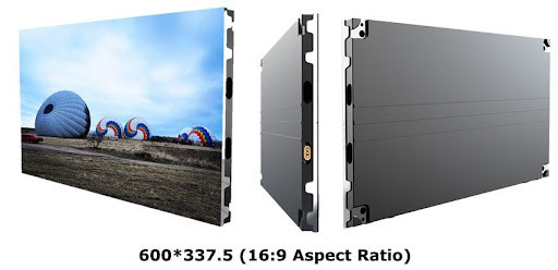 600*337.5mm Pannello a LED interno HD 4K COB P0.9/P1.25 LED Parete video per chiesa